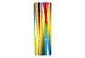Bilderdepot24 Garderobenpaneel Design Kinder Kunst Muster Rainbow Stripes (ausgefallenes Flur Wandpaneel mit Garderobenhaken Kleiderhaken hängend), moderne Wandgarderobe - Flurgarderobe im schmalen Hakenpaneel Design