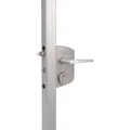 Locinox Gittertorschloss-Set LAKQ4040 U2L, PZW, für Vierkantrohr, Aluminium silberfärbig