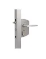 Locinox industrial aluminum lock with handles, gray color, LAKQ4040U2