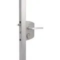 Gittertorschlossset LAKQ, PZW, 160 x 90 x 31 mm, Aluminium silberfärbig
