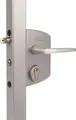 Locinox Industrieschloss silber 4-Loch Mont.f.40-60mm Profile Torschlösser
