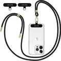 Schwarzes & Gold Mobile Phone Band - Universal Strap für alle Smartphones
