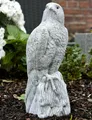 Frostfeste Steinfigur Falke Gartenfigur Steinguss naturgetreu 40 cm Höhe
