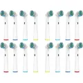 Aufsteckbürsten Oral-B Ersatzbürsten Precision Clean 16 Stück kompatibel