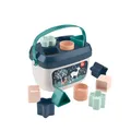 Fisher-Price - Babys erste Bausteine – Marineblaues Kitz, Set mit 10 Bausteinen