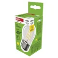 EMOS LED Lampe Edison MiniGlobe, 3,4W Ersatz für 40W Glühbirne, runde Vintage-Glühlampe mit E27 Sockel und Helligkeit 470lm, Neutralweiß 4000K