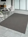Teppich THE CARPET "Mistra", grau (anthrazit), B:80cm H:10mm L:200cm