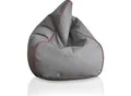 KINZLER Sitzsack, Leinenoptik mit Neon-Piping, Magenta