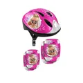 STAMP Barbie Schutzset Helm Knie- & Ellbogenschoner Pink