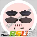 Zimmermann Bremsbelagsatz, Scheibenbremse 24869.195.1 Anzahl pro Packung 4