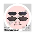 Zimmermann 24869.195.1 Bremsbelagsatz Scheibenbremse Hinterachse Vorderachse