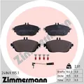 ZIMMERMANN Bremsbelagsatz, Scheibenbremse 24869.195.1 für MERCEDES-BENZ