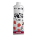 Best Body Nutrition ZEROP Vital Zuckerfreies Getränkekonzentrat Sirup Erdbeere Ohne Aspartam 1 L ergibt 80 L Getränk Fitness Drink mit Vitaminen B1 B6 Niacin Kalorienarm Wassersprudler