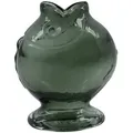 House Doctor - Fisch Vase, H 17,5 cm, smoked grey