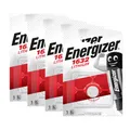 4x Energizer CR 1632 3V Batterie Lithium Knopfzelle DL1632 1er Blister CR1632