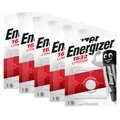 5x Energizer CR 1632 3V Batterie Lithium Knopfzelle DL1632 1er Blister CR1632