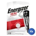 4X Lithiumbatterie Marke ENERGIZER Modell CR1632