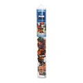 Plus-Plus 300.4088 Kreativ-Bausteine Tube, Tiger, Geniales Konstruktionsspielzeug, 100 Teile, Mehrfarbig