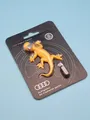 Original Audi Duftgecko gelb mit Sonnenbrille Duftrichtung fruchtig Duftspender