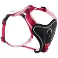 Wolters Hunde-Geschirr Geschirr Professional Comfort himbeer/rosé Größe: 0, Breite: 15 mm Verstellmöglichkeit: 30 - 35 cm