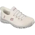 Skechers Slip-Ins Glide Step Vibey Mesh Damen Weiße Sneakers
