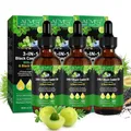 P-Beauty 3x 3in1 Haaröl, mit Rizinusöl, Amla & Schwarzkümmelöl 60ml - stärkt das Haar, für Haarwachstum, Feuchtigkeitspflege Haut & Haare - Öl gegen Haarausfall & Spliss - Haarpflege, Kopfhautpflege