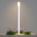 doporro Wegeleuchte Außen IP65 Gartenleuchte Mit Strom LED 3000K 80,6 cm Outdoor Stehlampe Für Terrasse Gartenweg Einfahrt Moderne Pollerleuchte Sandweiß