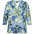 Rundhals-Shirt 3/4 Arm Via Appia Due blau, 44
