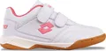 Lotto Schuhe PACER K Kinder Low Top Sneaker 2600110K Weiss/Pink, Schuhgröße:30 EU