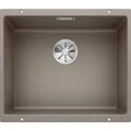 BLANCO SUBLINE 500-U Unterbauspüle / SILGRANIT / Tartufo / Stopfen - Braun