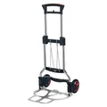 HP Autozubehör Transportkarren klappbar Edelstahl Aluminium Höhe 1130 mm Schaufellänge 410 mm Schaufelbreite 490 mm (125 kg) (2234-81V3)