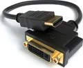HDMI zu DVI Adapter DVI-I (24+5) Buchse auf HDMI Stecker 4K 1080P Full HD 3D
