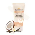 Suntribe Mineralische Baby & Kinder Bio-Sonnencreme LSF 30/100 ml, Parfümfrei - 100% Natürlich & Riffsicher, Nanofreies Zinkoxid, Wasserfest - "Beste Mineralische Sonnencreme" (The Mum Marketplace)
