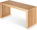 MyFatGorilla Sitzbank aus Bambus – stabile Holzbank ohne Lehne, 90x33x43 cm (Für Flur, Bad, Küche, Esszimmer oder Schlafzimmer), Bis 250 kg belastbar