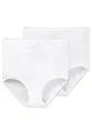 Schiesser Maxislip "Cotton Essentials" (2er Pack) mit zarten Stickerei-Motiven