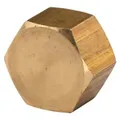 Messing Gewinde-Fitting Kappe 1/4"IG (DN 8) - schwere Ausführung