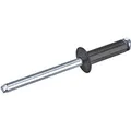 GOEBEL 1000 Popnieten Aluminium Stahl 4,0 x 10,0 mm Flachkopf RAL9005 Schwarz Nieten Blindniete Rainbow Standard