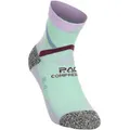 P.A.C. RN 6.2 Reflective Pro Mid Compression Kompressions-Socken Damen - mint, lila, Größe 35-37