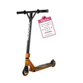HUDORA Stuntscooter XR-25.1-360 Grad Lenkung - Tretroller - ABEC 9 Kugellager - Robuster Funscooter, Kickscooter, Stunt Scooter, Trick Roller, Cityroller -14064 - Gold