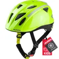 ALPINA XIMO - Leichter, Sicherer & Bruchfester Fahrradhelm Mit LED-Licht Für Kinder, be Visible Reflective, 45-49 cm
