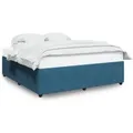 vidaXL Bettgestell Blau 180x200 cm Samt Modell 12099367