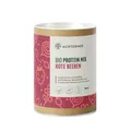 Bio Protein Mix rote Beeren 330g | Erbsen- und Reisprotein mit Beeren, Beete und Ballaststoffen | nur natürliche Zutaten in Bio-Qualität | Achterhof
