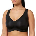Sloggi Damen Bustier Zero Feel Bralette,Schwarz (Black (04)),L