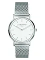 Liebeskind Damen Analog Quarz Armbanduhr mit Edelstahlarmband silberfarben