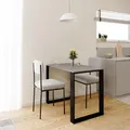 AKKE Esstisch Küchentisch Esszimmertisch Hellgrau 100x40cm