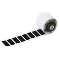 Etiketten aus Polyester aufgeschäumt, 27,0 mm x 15,0 mm, schwarz, Brady M6-03-7593-BK
