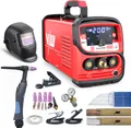 VECTOR WELDING Schweißgerät DC WIG 200A Puls SET, Helm, Fusspedal, Zubehör | Tokyo 2300