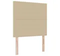 vidaXL Bett Kopfteil Hellgrün-Grau 90 cm Cordstoff (1-tlg)