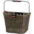 KLICKfix Fahrradkorb Structura braun 28x34x27 cm