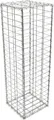 Wiltec Gabione 100 x 50 x 30 cm aus Drahtgitter, feuerverzinkter Gabionenzaun, Steinkorb für Gabionenwand, Gabionen Sichtschutz und Gabionen Hochbeet